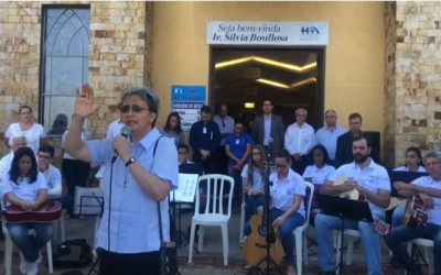 Irmã conselheira visita Hospital Nossa Senhora Auxiliadora