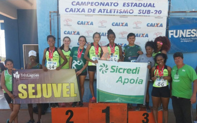 Atletas de Três Lagoas ficam em 2º lugar no Campeonato Estadual de Atletismo Sub-20