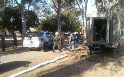 3ª Bateria de Artilharia Antiaérea recebe instrução da Força Tática em Três Lagoas