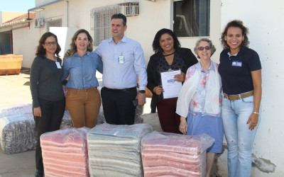 500 cobertores são entregue ao Hospital Auxiliadora pela Assistência Social de Três Lagoas