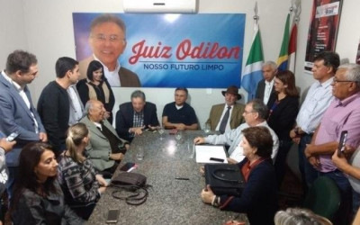 Odilon foi primeiro a registrar candidatura ao governo