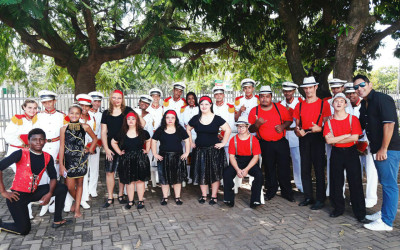 Banda de Percussão Spartan leva mais cultura às escolas municipais