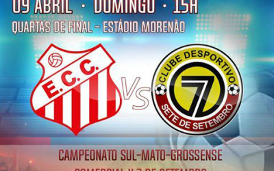 Comercial de Campo Grande enfrenta Sete de Dourados por uma vaga na Semi-Final