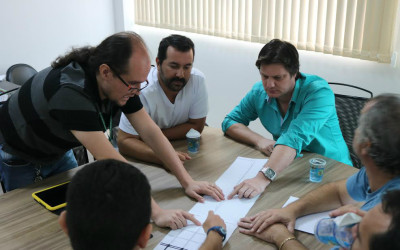 Comissão do Instituto Federal  se reúne com vereadores André Bittencourt e Bazé