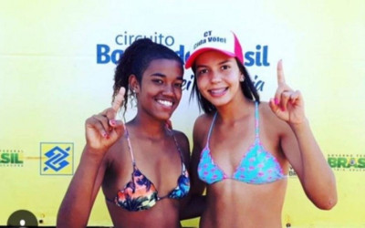 Após conquista do ouro, dupla três-lagoense se prepara para o Circuito BB