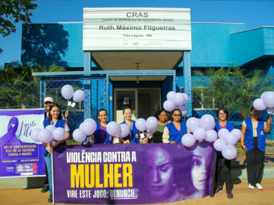 CRAS Rute Filgueiras promove caminhada do Agosto Lilás