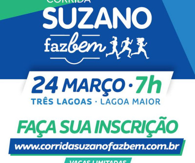 Estão abertas as inscrições para a Corrida Suzano Faz Bem