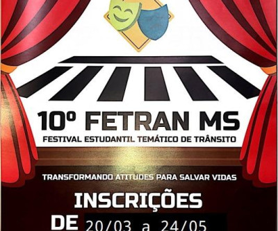 10º FETRAN MS está com as inscrições abertas
