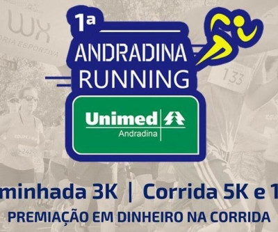 1ª Andradina Running Unimed acontece no próximo mês