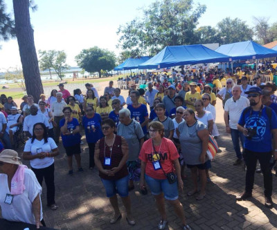 Grupos de Idosos de Três Lagoas, Ilha Solteira e Itapura participam de encontro no Balneário Municipal