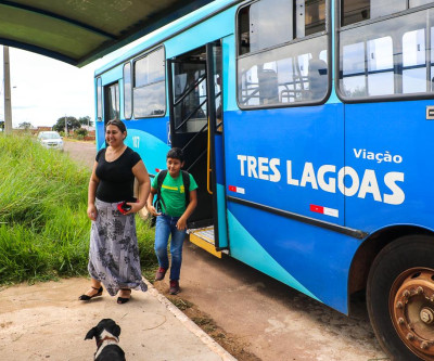 Linha de ônibus passa a operar no Bairro Montanini e IFMS
