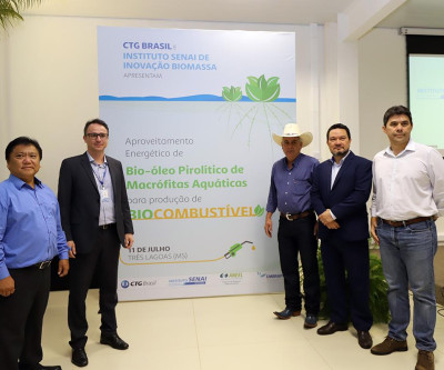Executivo tem  projeto para transformação de plantas aquáticas em biocombustível em Três Lagoas