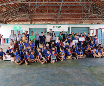 Com arrecadação de mais de 37 toneladas de materiais, SEMEA premia alunos participantes da Gincana Reciclável