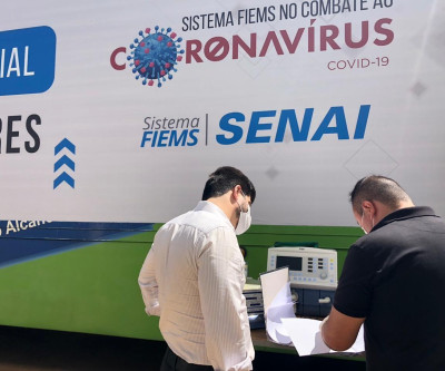 Senai entrega ao Hospital Evangélico de Dourados 3 respiradores consertados e calibrados