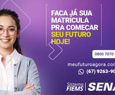 Com 94% de contratação do mercado, Senai abre inscrições para cursos na Capital e no interior