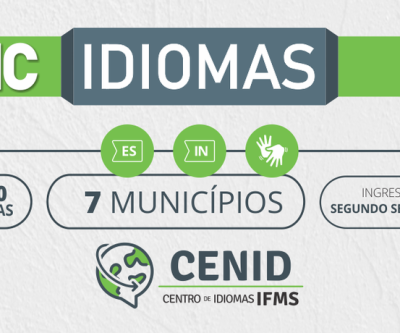 Matrículas para cursos de línguas do IFMS começam nesta quarta
