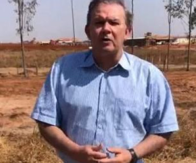 Projeto que ajudou desde o início, Eduardo Rocha visita obra da maior fábrica de celulose