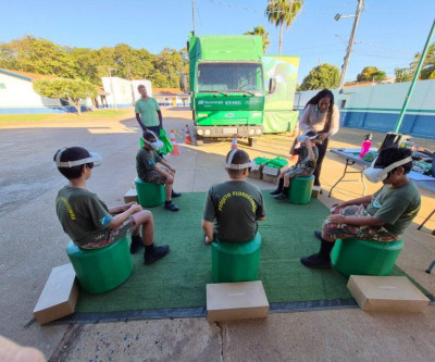 Crianças dos SCFVs da Assistência Social participam de projeto educativo sobre uso consciente da energia elétrica