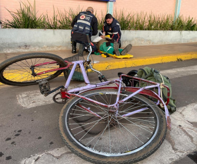 Idoso é atropelado por ônibus no Centro de Três Lagoas