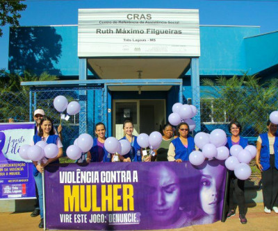 CRAS Rute Filgueiras promove caminhada do Agosto Lilás