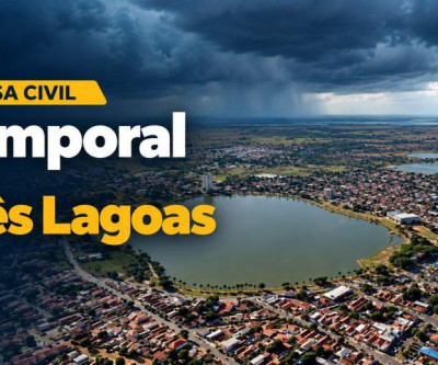 Defesa Civil atende ocorrências após temporal em Três Lagoas