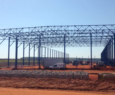 Fibria avança com obras do terminal intermodal em Aparecida do Taboado 