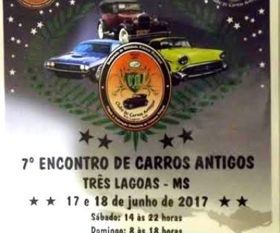 7º Encontro de Carros Antigos acontece dias 17 e 18 de junho 