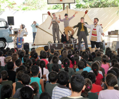Escola Municipal “Ramez Tebet” recebe teatro alusivo à Semana do Meio Ambiente