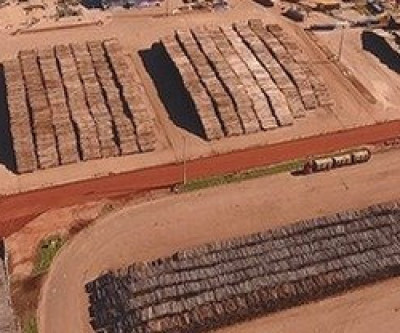Fibria em Três Lagoas inova e terá pátio de estocagem de madeira mais eficiente do mundo