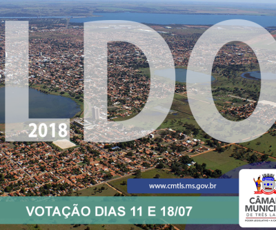 LDO 2018 será votada em sessões extraordinárias