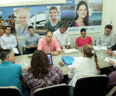 Prefeito recebe representantes do Sinted para discutir assuntos referentes a REME