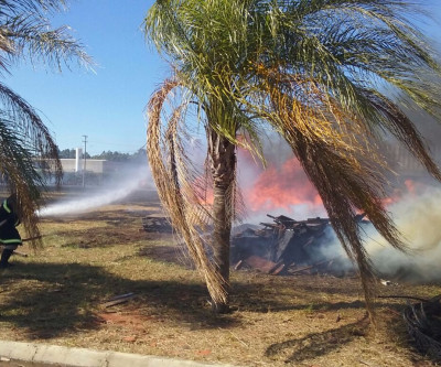 PAM é colocado em prática durante incêndio de alto risco no distrito industrial de Três Lagoas