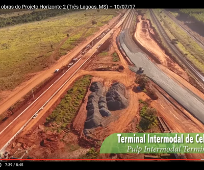 Vídeo mostra evolução das obras de ampliação da Fibria em Três Lagoas (MS)