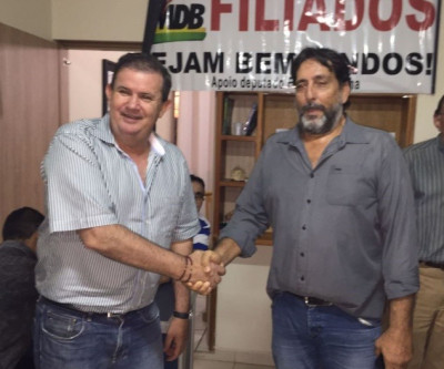 Deputado Eduardo Rocha participa de eleição da nova diretoria do PMDB 