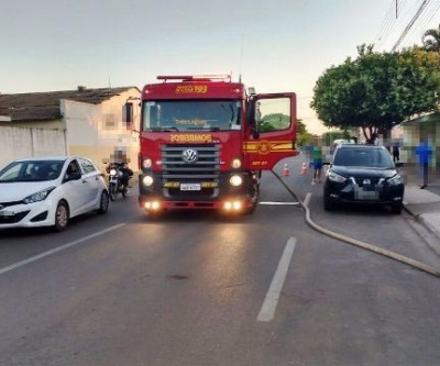 Incêndio em lavanderia deixa funcionária ferida em Três Lagoas