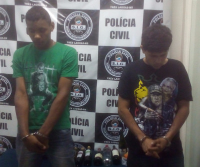 SIG acaba com churrasco e prende duas pessoas com motocicletas furtadas