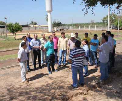 Prefeito e vereadores vistoriam Balneário de Três Lagoas