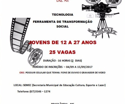 Projeto do Canal Futura traz para Brasilândia I Oficina Audiovisual em Técnologia