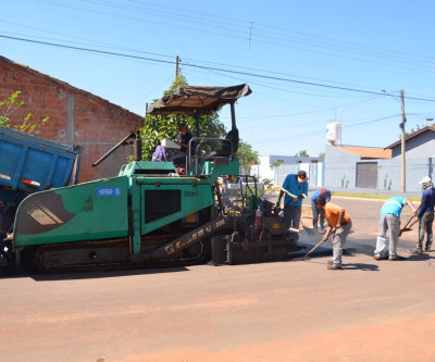  Prefeitura de Três Lagoas investe mais de R$1,6 Mi em obras de pavimentação asfáltica 