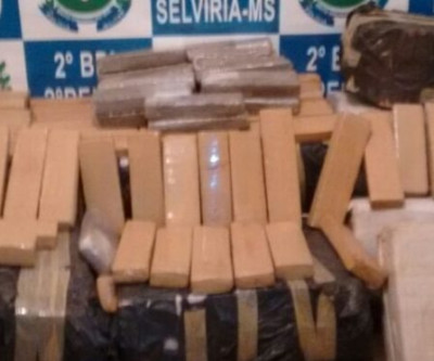Polícia Militar apreende mais de meia tonelada de maconha
