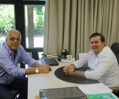 Eduardo Rocha recebe visita de diretor-presidente da empresa São Luiz de Três Lagoas