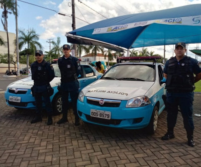 PM intensifica a segurança no centro durante horário especial de fim de ano