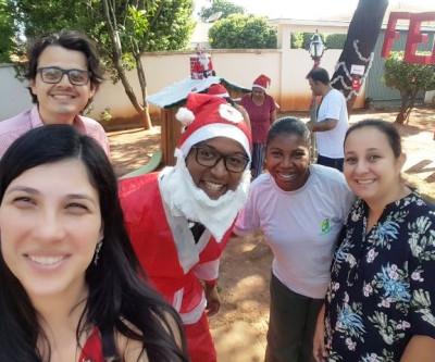 Pacientes do CAPS comemoram Natal em um dia de confraternização