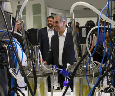 Três Lagoas irá exportar conhecimento industrial, diz governador em inauguração de Instituto de Biomassa
