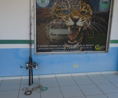 Polícia Ambiental autua turista paulista por pesca ilegal no rio Verde em Brasilândia