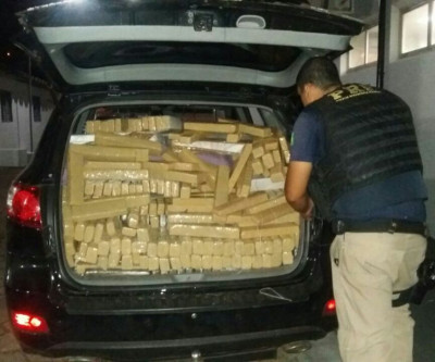 Ação da Polícia Rodoviária Federal e Polícia Rodoviária Estadual intercepta carregamento de 759 Kg de maconha