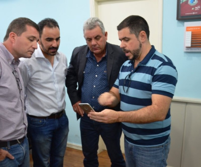 Angelo Guerreiro recebe representantes do Instituto Nacional de Pesquisas Espaciais