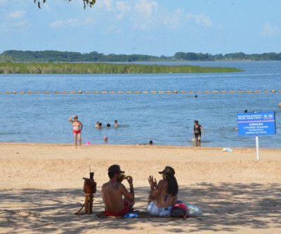 Balneário municipal é opção de lazer para quem não viaja no feriadão da Páscoa