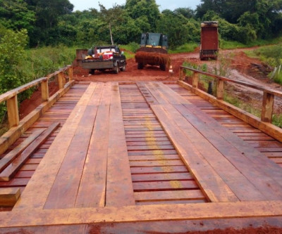 Ponte do Pombinho é reconstruída e volta a ser utilizada pela população rural de Três Lagoas