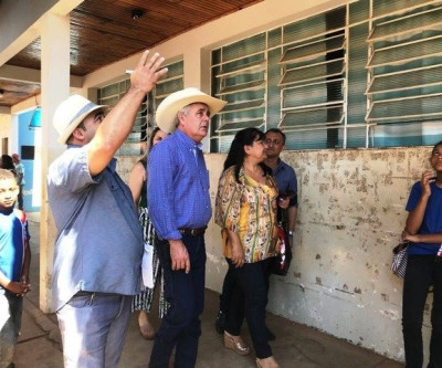 Prefeito anuncia reforma na Escola Municipal Maria de Lourdes Lopes